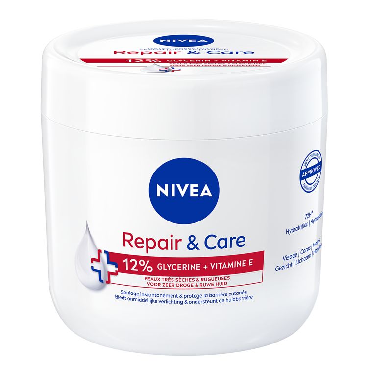 Foto van Nivea repair & care bodycrème - 12% glycerin + vitamine e