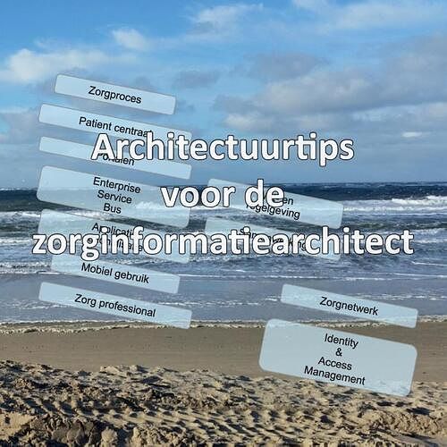 Foto van Architectuurtips voor de zorginformatiearchitect - bob schat - paperback (9789082663204)
