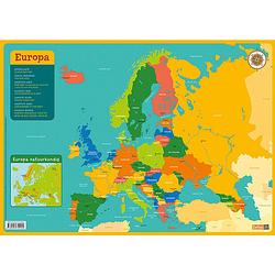 Foto van Deltas onderlegger kaart europa junior 43 x 30,5 cm pvc