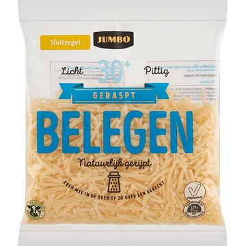 Foto van Jumbo geraspt belegen kaas 30+ 150g