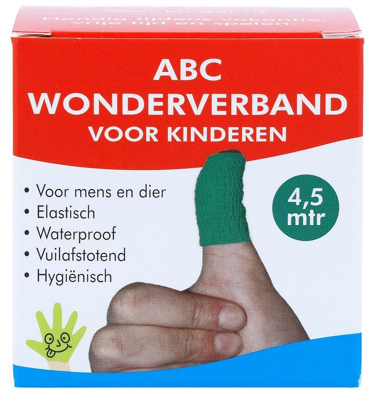 Foto van Trophax wonderverband voor kinderen 4,5mx5cm