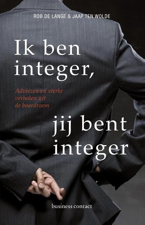 Foto van Ik ben integer, jij bent integer - rob de lange, jaap ten wolde - ebook