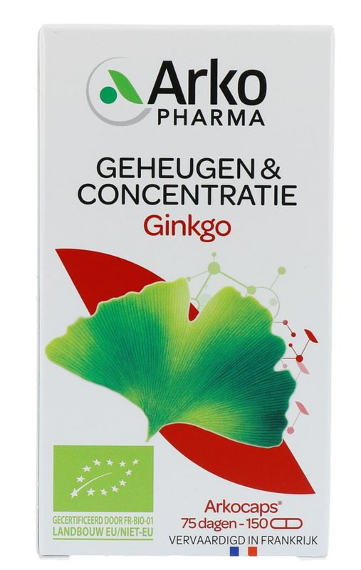 Foto van Arkocaps ginkgo capsules 150st