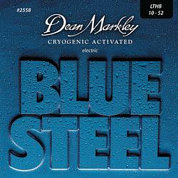 Foto van Dean markley 2558 blue steel light top heavy bottom 10-52 snarenset voor elektrische gitaar