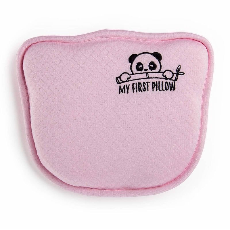 Foto van Vitapur - my first panda pillow 26x23cm - roze