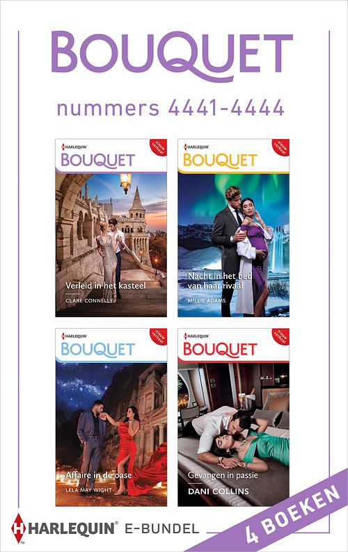 Foto van Bouquet e-bundel nummers 4441 - 4444 - clare connelly - ebook (9789402561401)