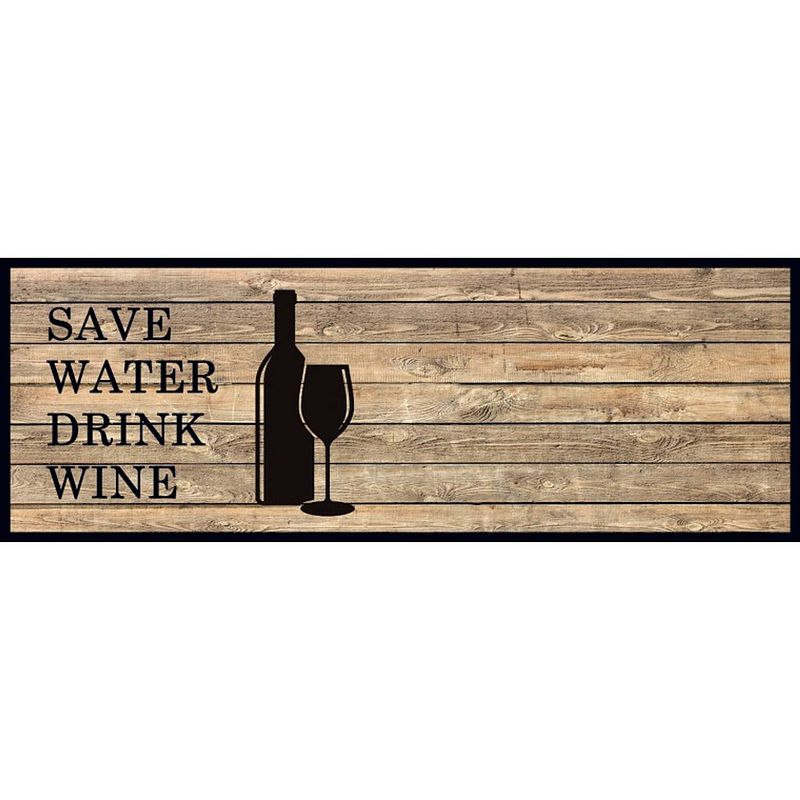 Foto van Md entree - keukenloper - cook&wash - water wine - 50 x 150 cm