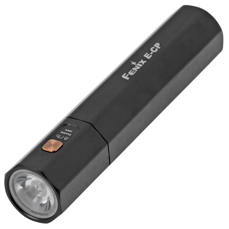 Foto van Fenix e-cp zaklamp fee-cp-b powerbank zaklamp zwart, 1600 lumen, aluminium