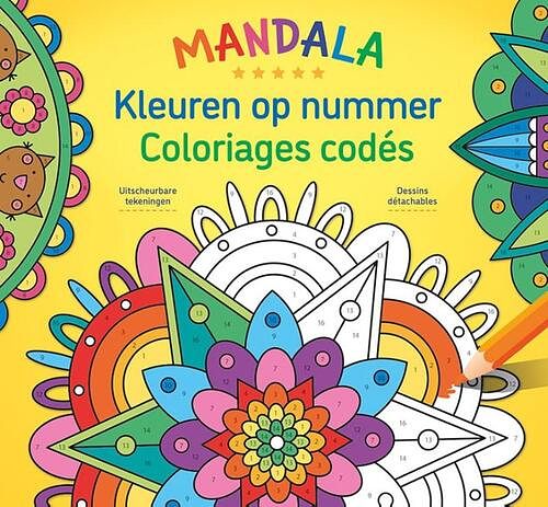 Foto van Kleuren op nummer - mandala / coloriages codã©s - mandala - paperback (9789044763133)