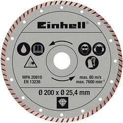 Foto van Einhell 4301175 einhell diamanten doorslijpschijf diameter 200 mm 1 stuk(s)