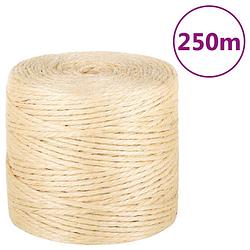 Foto van Vidaxl touw 4 mm 250 m 100% sisal