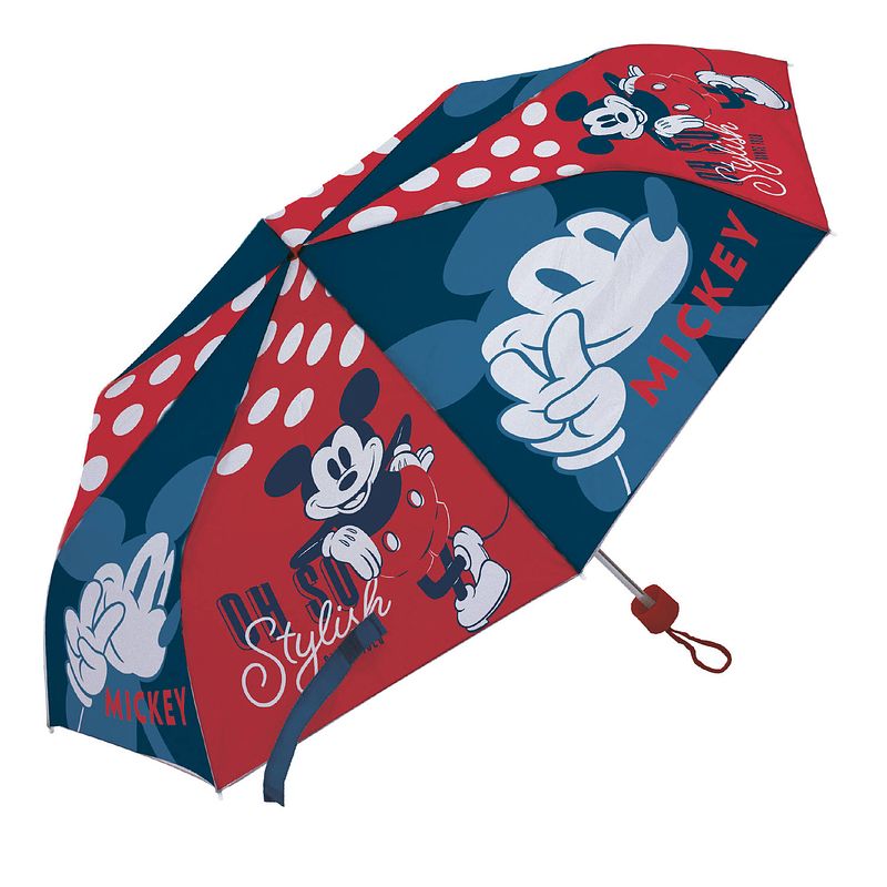 Foto van Disney paraplu mickey mouse junior 52 cm polyester donkerblauw