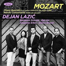 Foto van Mozart: piano quartets rondo concert - cd (0880040420729)