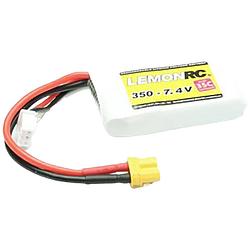 Foto van Lemonrc lipo accupack 7.4 v 350 mah aantal cellen: 2 35 c softcase xt30