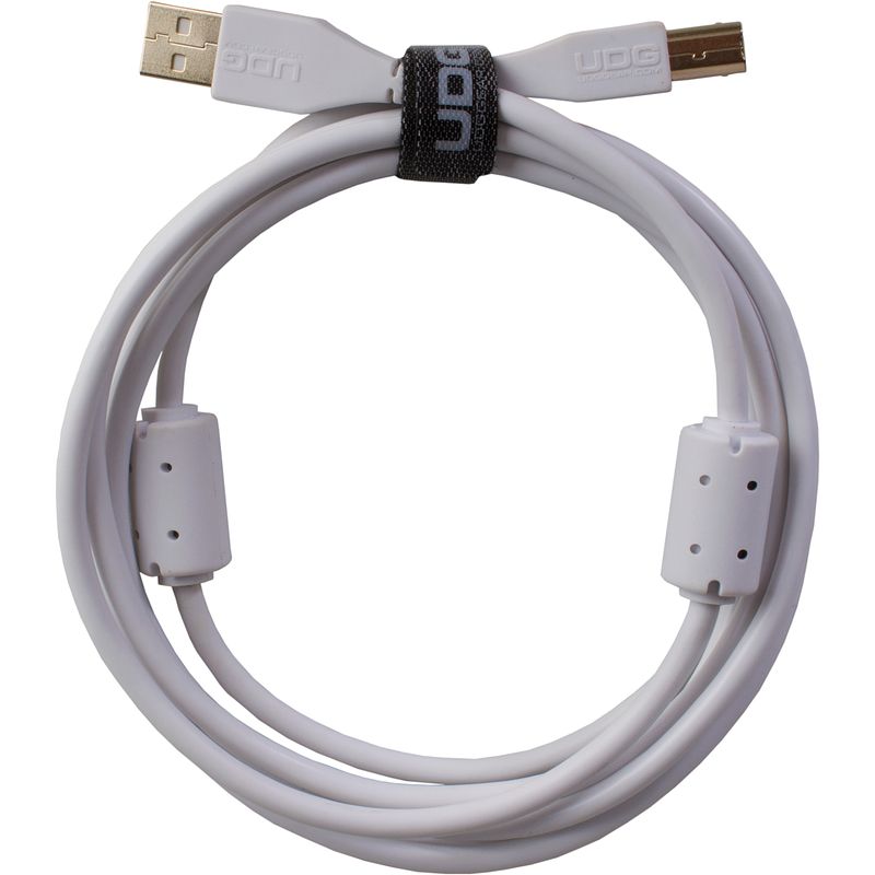 Foto van Udg u95003wh audio kabel usb 2.0 a-b recht wit 3m