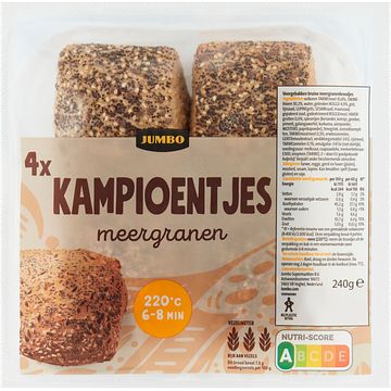 Foto van Jumbo kampioentjes meergranen 4 stuks