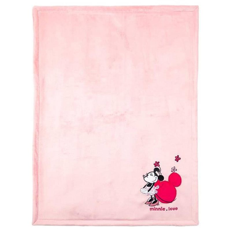 Foto van Disney minnie bi-materiaal deken - 75 x 100 cm - 100% polyester flanel 220gr / m2