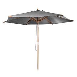 Foto van Haushalt - houten parasol - uv 50+ bescherming