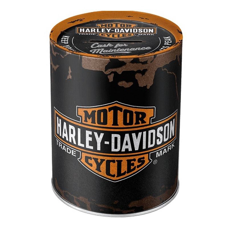 Foto van Spaarpotten harley davidson 13 cm - spaarpotten