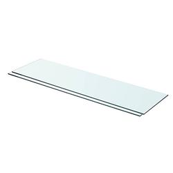 Foto van Vidaxl schappen 2 st 70x20 cm glas transparant