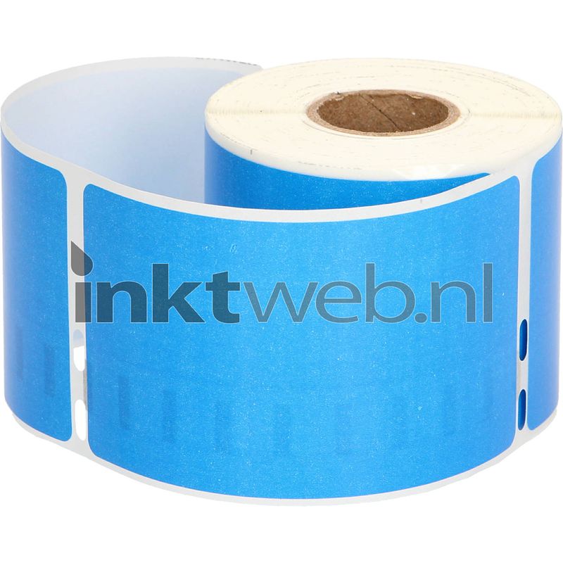 Foto van Flwr dymo 99014 adreslabel groot 101 mm x 54 mm blauw labels