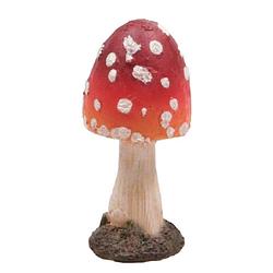 Foto van Tuinbeeld paddenstoel bol - 18 cm
