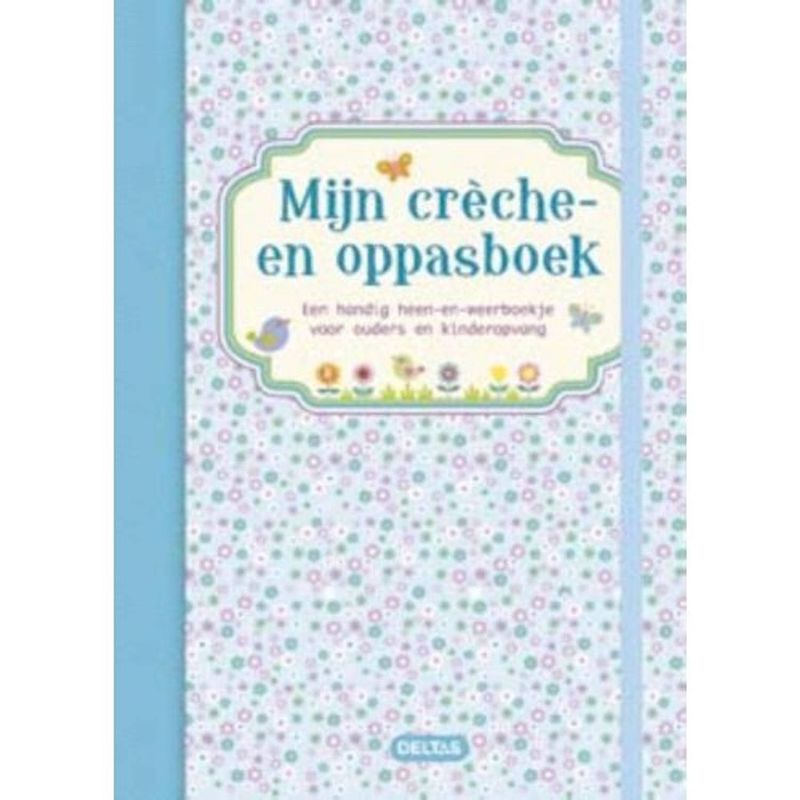 Foto van Mijn crèche- en oppasboek (blauw)