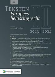 Foto van Teksten europees belastingrecht 2023/2024 - paperback (9789013172713)