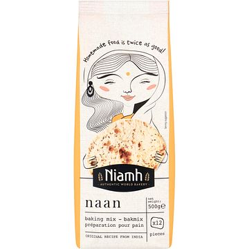 Foto van Niamh naan bakmix 12 stuks 500g bij jumbo