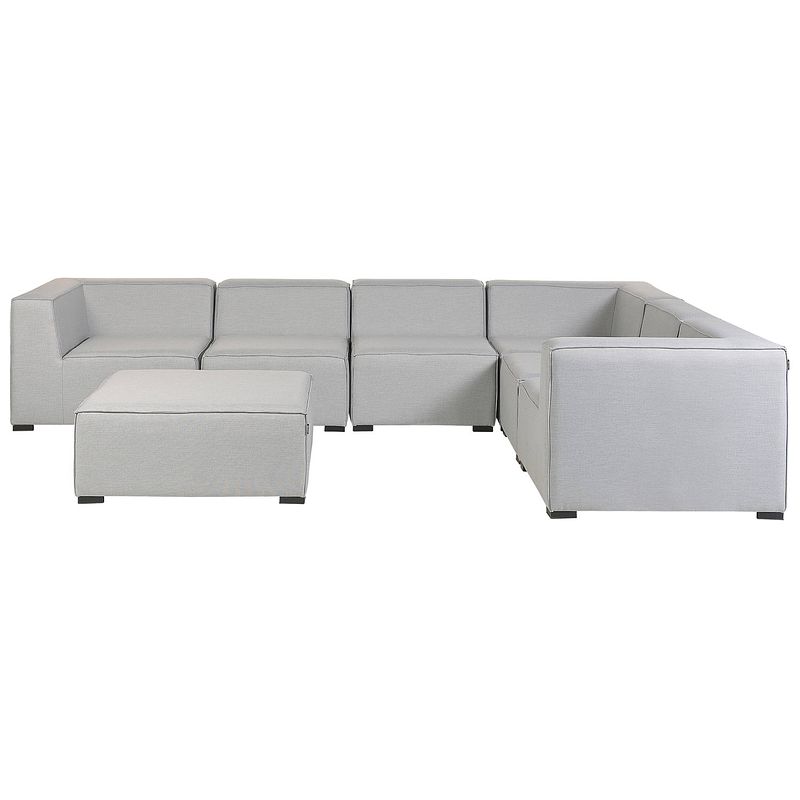 Foto van Beliani arezzo - loungeset-grijs-polyester