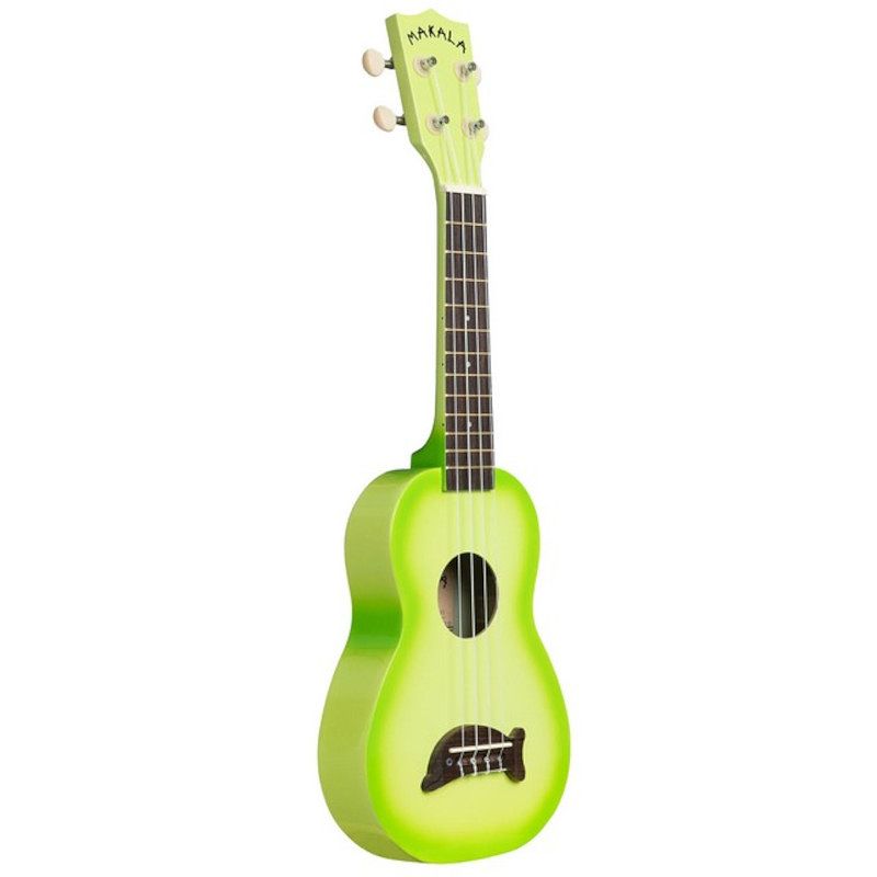 Foto van Kala makala dolphin green apple burst sopraan ukelele