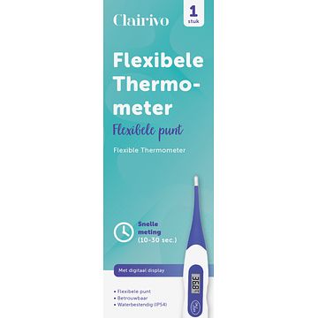 Foto van Clairivo thermometer flexibele punt 1 stuk bij jumbo