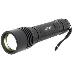 Foto van Arcas 18w zoom high power zaklamp werkt op batterijen led 1600 lm 352 g