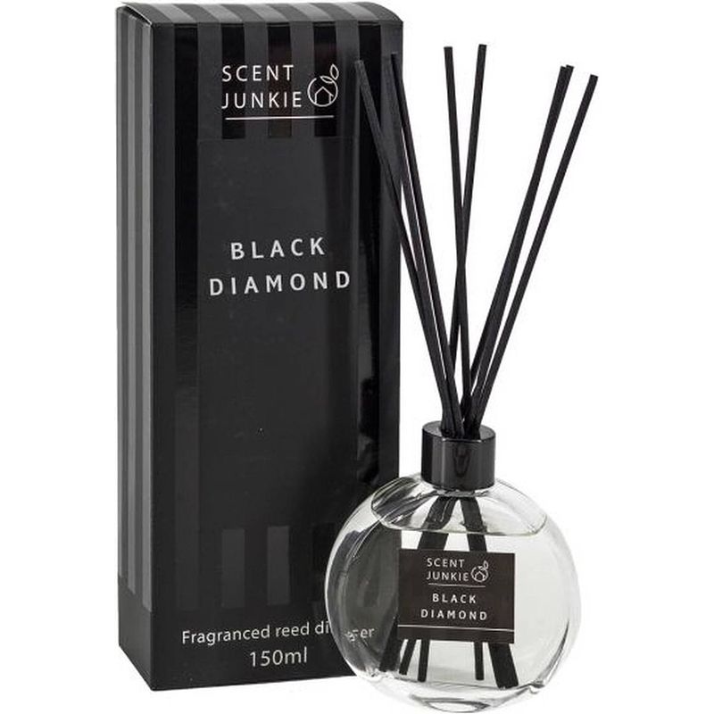 Foto van Geurdiffuser met stokjes black diamond - 150 ml