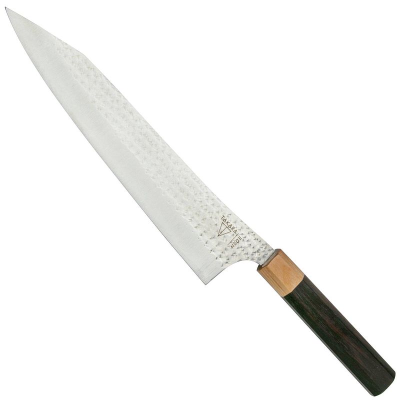 Foto van Eden takara gyuto 24 cm eq2060-024 groot koksmes voor professionele koks