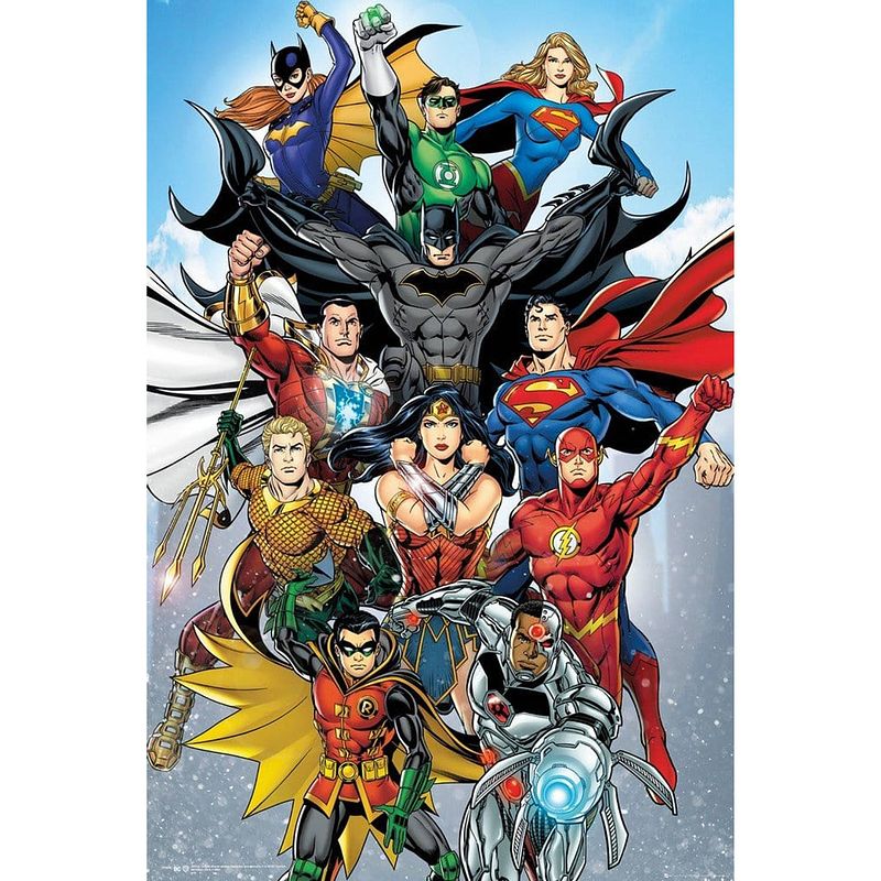 Foto van Gbeye dc comics rebirth poster 61x91,5cm