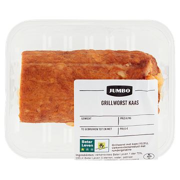 Foto van Jumbo grillworst kaas ca. 225g