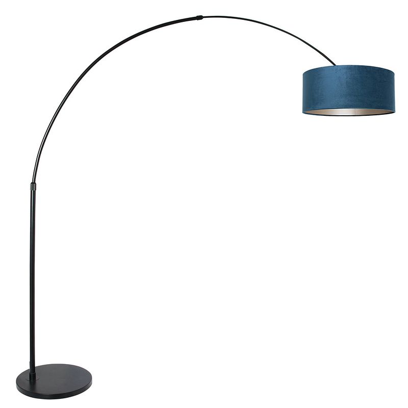 Foto van Moderne vloerlamp - steinhauer - metaal - modern - e27 - l: 160cm - voor binnen - woonkamer - eetkamer - zwart