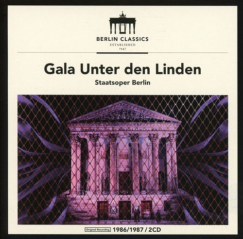 Foto van Gala unter den linden - staatsoper berlin 1987 - cd (0885470009254)