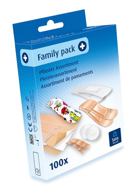 Foto van Sana first aid family pack assorti