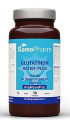 Foto van Sanopharm high quality glutathion actief plus capsules