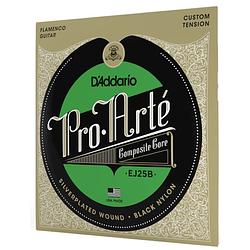 Foto van D'saddario ej25b pro-arte composite flamenco tension snaren voor klassieke gitaar