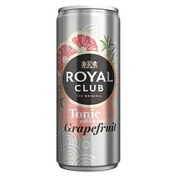 Foto van Royal club tonic with a hint of grapefruit blik 0,25l bij jumbo