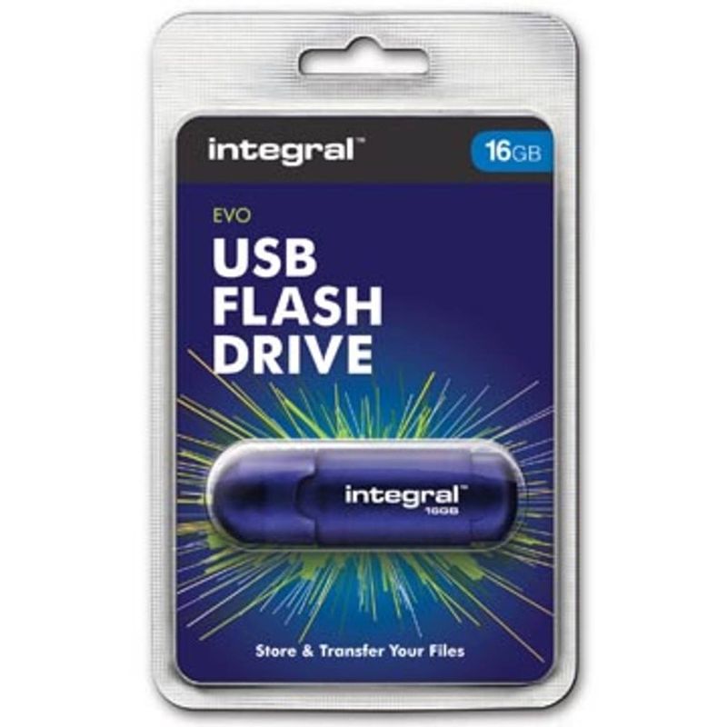 Foto van Integral evo usb 2.0 stick, 16 gb