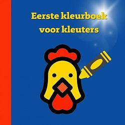 Foto van Eerste kleurboek voor kleuters :: dieren - mieke stevens - paperback (9789464650631)