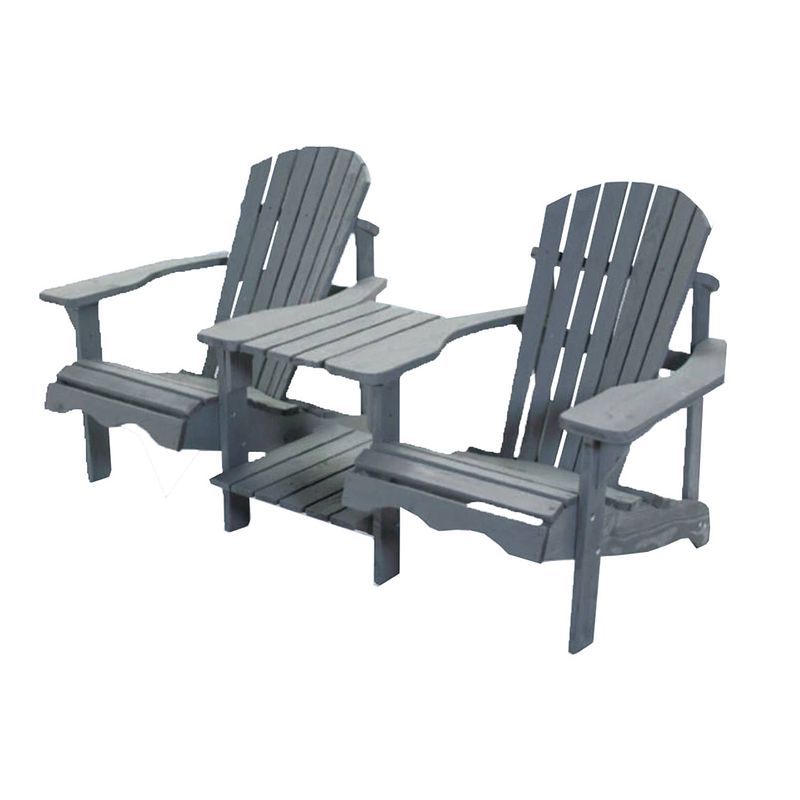 Foto van Sens-line adirondack bearchair duo-zit - grijs