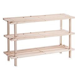 Foto van Zeller - shoe rack, 2 tiers, fir wood