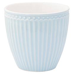 Foto van Greengate beker (latte cup) alice lichtblauw 300 ml - ø 10 cm