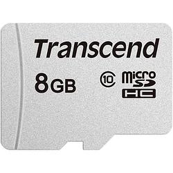 Foto van Transcend premium 300s microsdhc-kaart 8 gb class 10