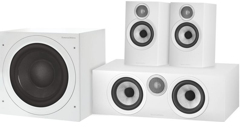 Foto van Bowers & wilkins htm6 s3 + 607 s3 (per paar) + asw608 wit